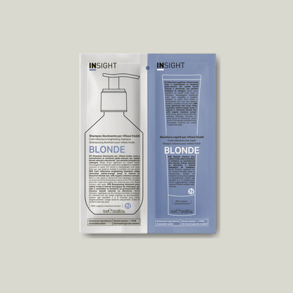 INSIGHT SAMPLE BLONDE SHAMPOO+MASK 30pcs 10+10ml