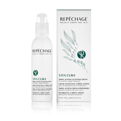 Repechage Vita Cura Triple Action Cleansing Cream, 6oz