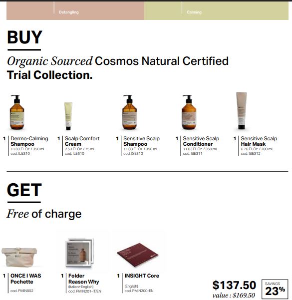 Organic Sourced Cosmos Natural Certified Trial Collection