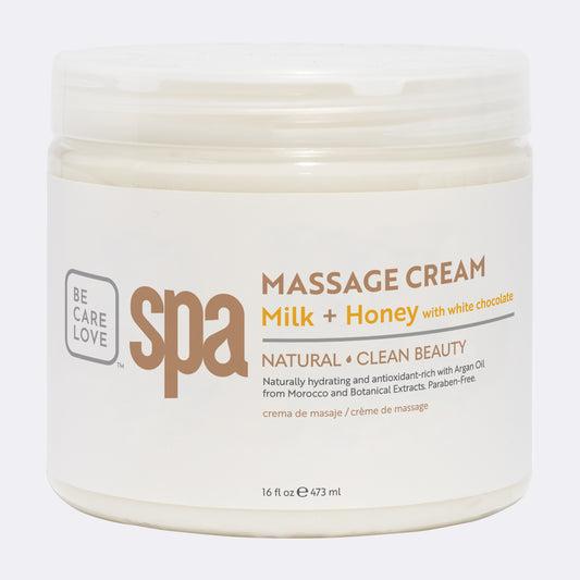 BCL SPA Massage Cream, Milk and Honey White Chocolate, 16 oz