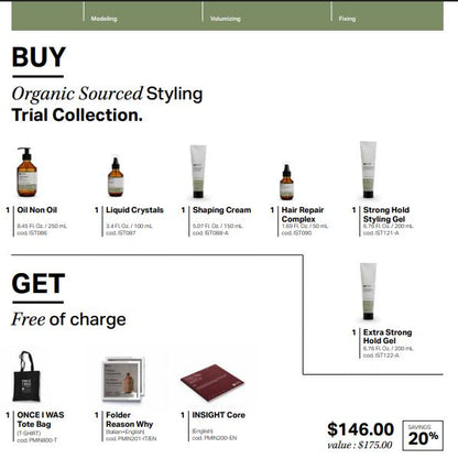 Organic Sourced Styling Trial Collection