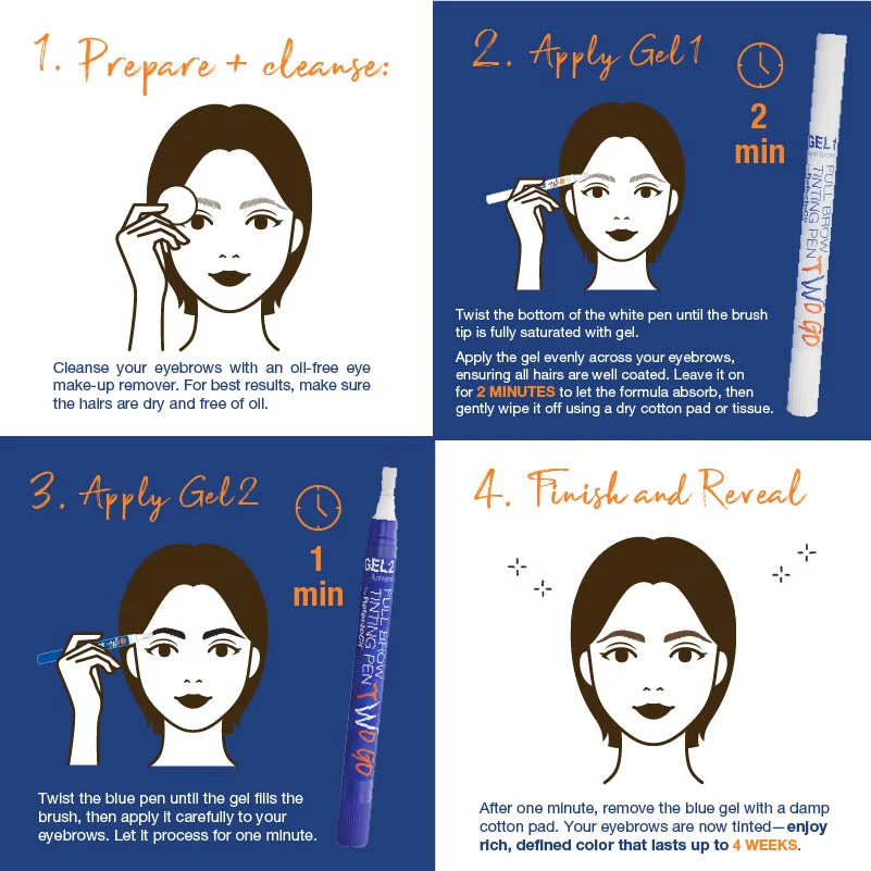 Refectocil Two Go Pen, Natural Brown