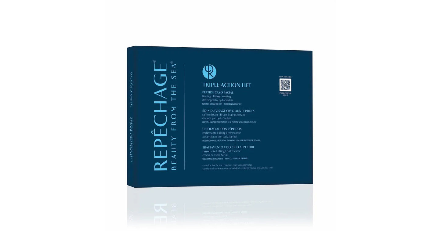 Repechage Triple Action Lift Peptide Cryo Facial, 5 Treatments