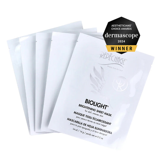 Repechage Biolight Brightening Sheet Mask, 5pc
