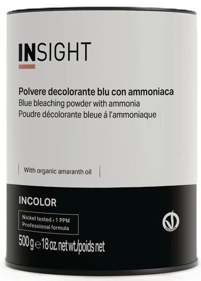 INSIGHT INCOLOR BLUE BLEACHING POWDER WITH AMMONIA 500gr