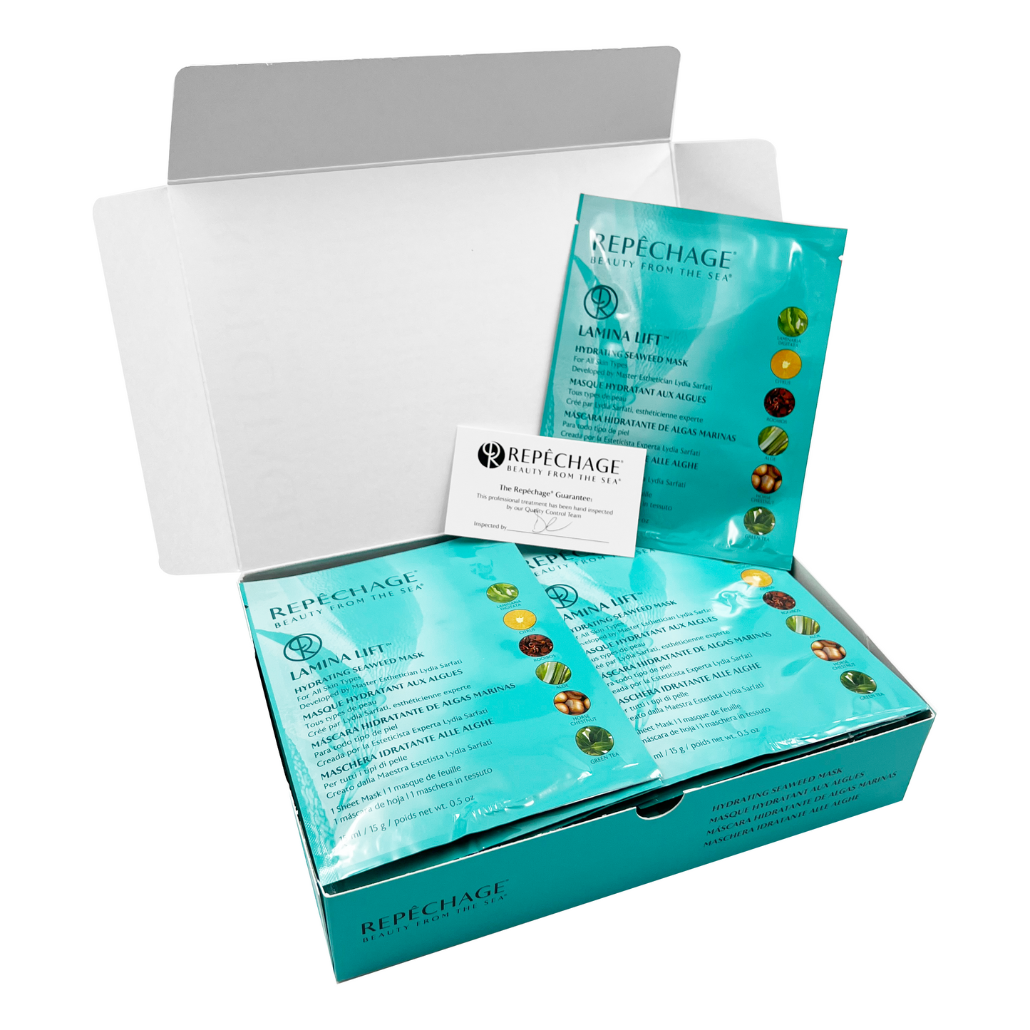 Repechage Lamina Lift Hydrating Seaweed Mask, 25pc