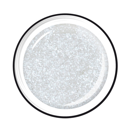 LCN Colour Gel Glitter, 03 White, 5ml