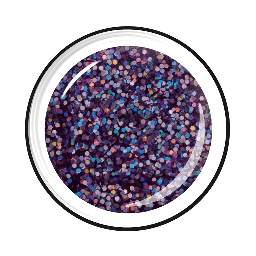 LCN Colour Gel Glitter, 06 Lavender Hologram, 5ml