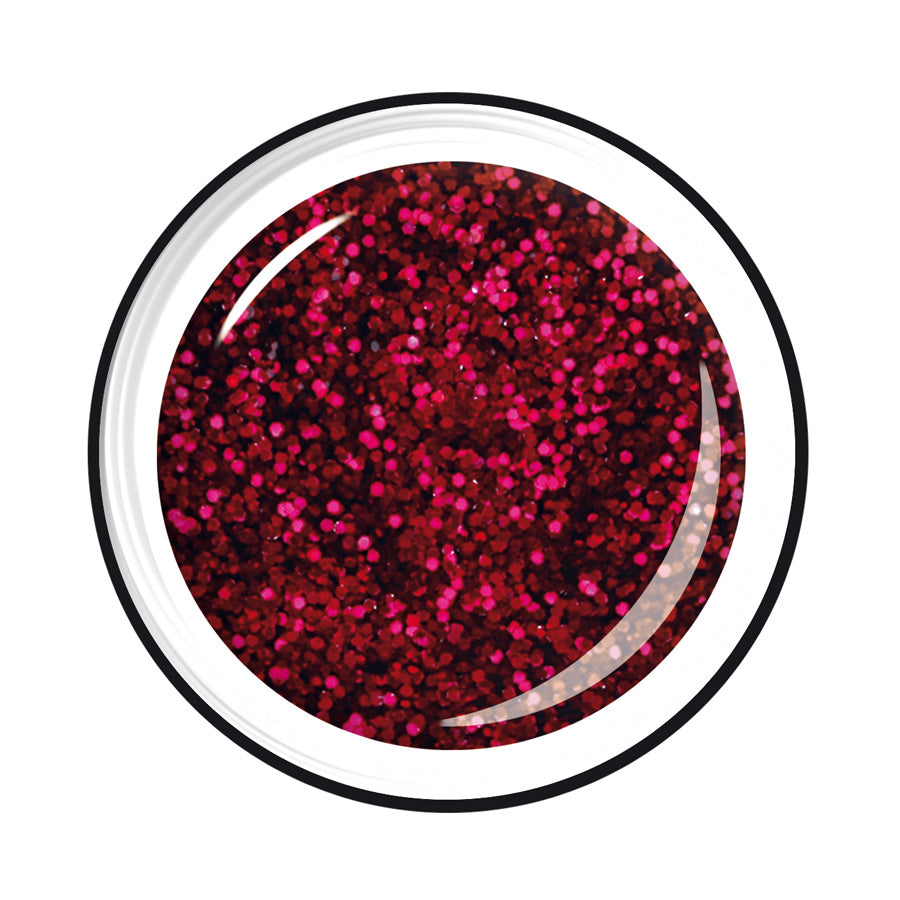 LCN Colour Gel Glitter, 08 Red, 5ml