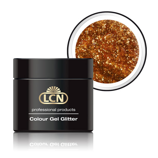 LCN Colour Gel Glitter, 4 Bronze, 5ml