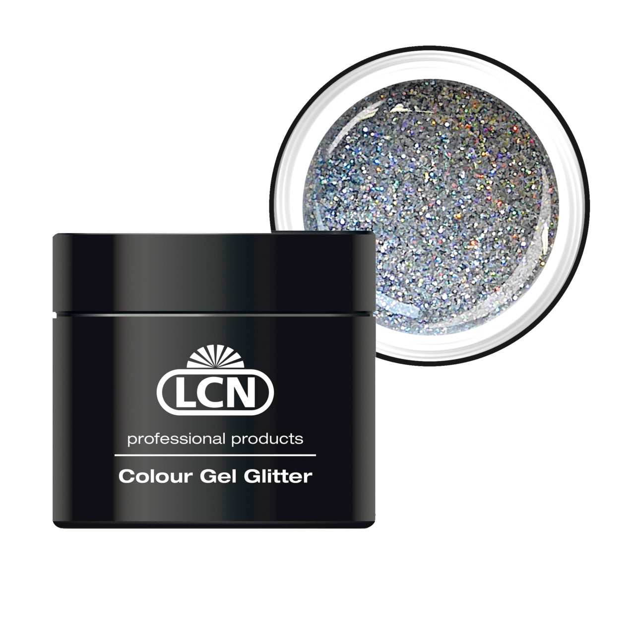 LCN Colour Gel Glitter, XM01 Galaxy Express, 5ml