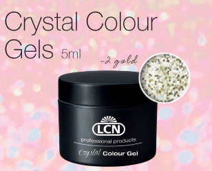 LCN Crystal Colour Gel, 2 Gold, 5ml
