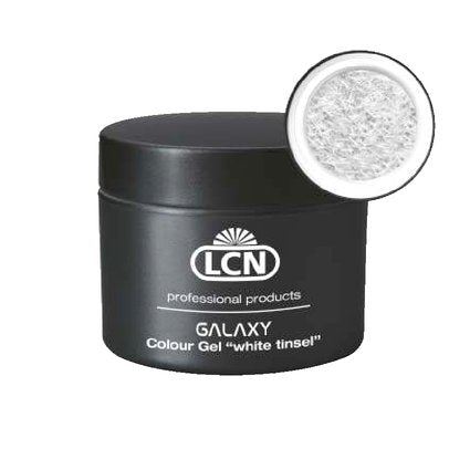 LCN Galaxy Colour Gel White Tinsel 5ml