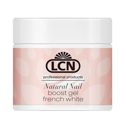 LCN Natural Nail Boost Gel, French White, 5ml