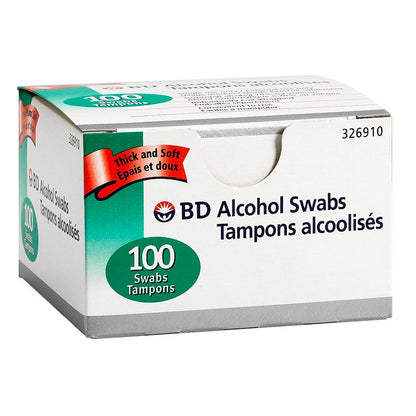 Alcohol Prep Swab, 70% Isopropyl Alcohol, 100pcs