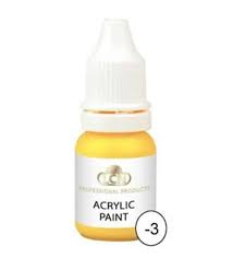 LCN Acrylic Paint, 3 Yellow, 10ml