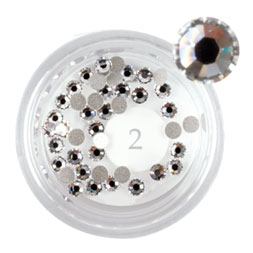 LCN Rhinestones, 02 Crytsal, Large, 50pcs