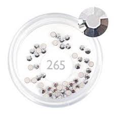 LCN Rhinestones, 265 Frosted Silver, 50pcs