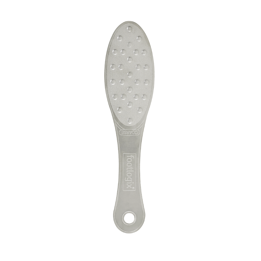 Footlogix Professional Pedicure File, Double Sided, Stainless Steel, Coarse/Fine