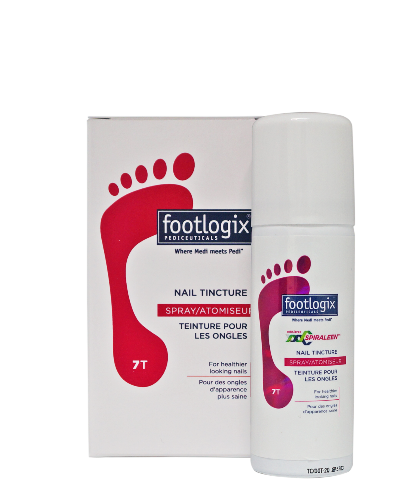 Footlogix Toe Nail Tincture With SPIRALEEN, 50ml/1.7oz