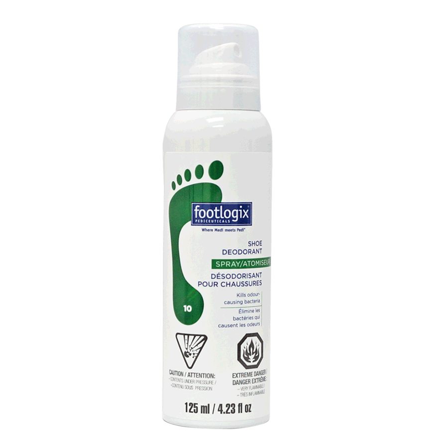 Footlogix Shoe Deodorant Spray, 125ml/4.2oz