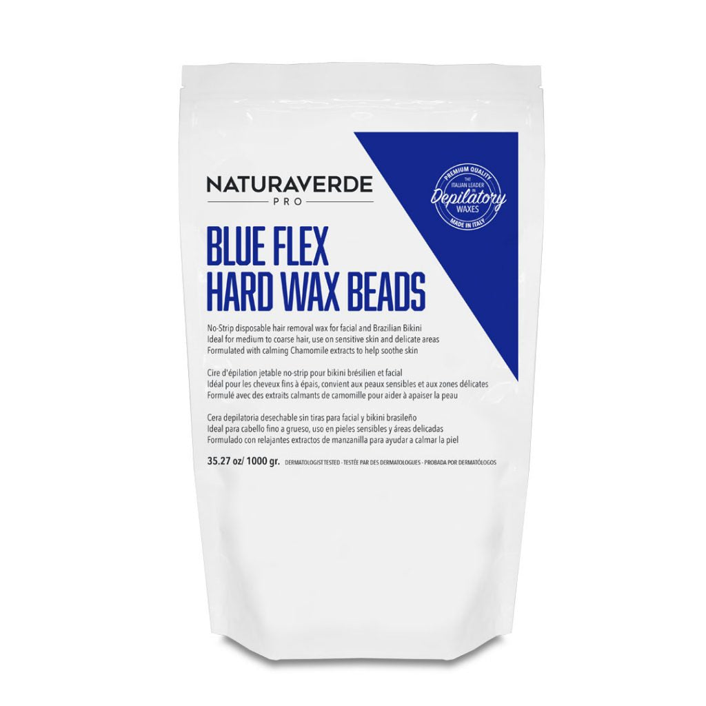 Naturaverde Blue Hard Flex Wax Beads, 35oz