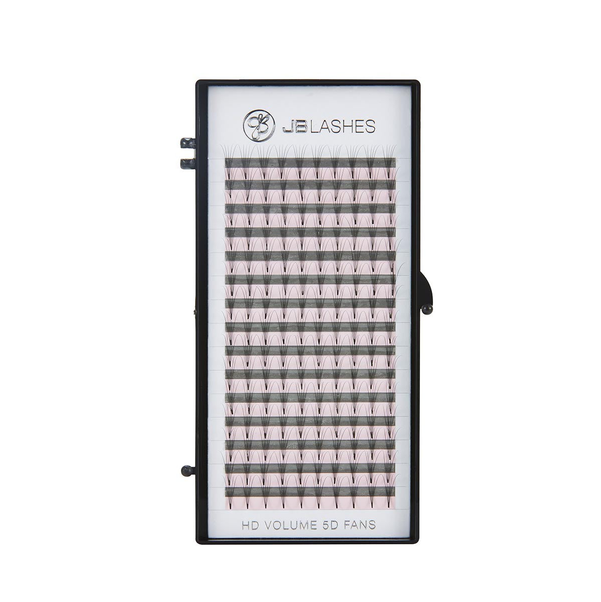 JB LASH HD VOLUME PREMADE 5D FANS, D CURL, 0.07X9MM, 150 CLUSTERS