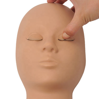 Mannequin Head with removable eyelids