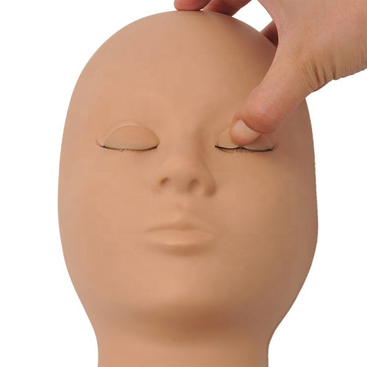 Mannequin Head with removable eyelids