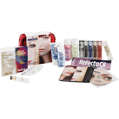 RefectoCil Professional Tinting Starter Kit, Creative Colors, 9pcs