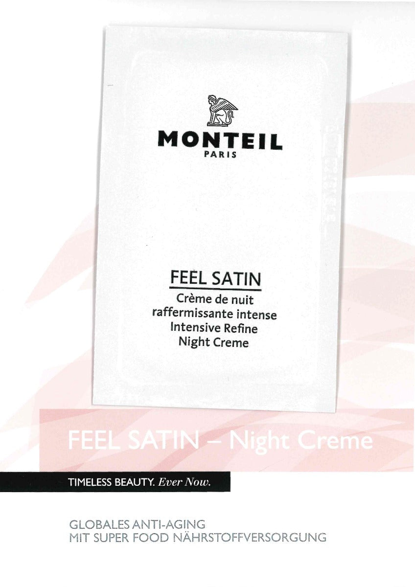 MONTEIL FEEL SATIN Night Creme, Sample, 3ml