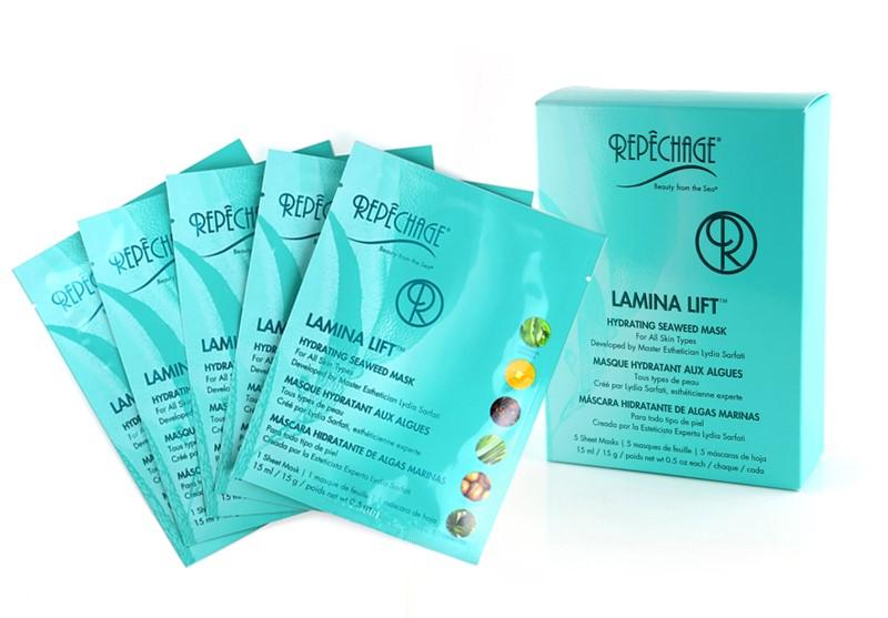 Repechage Lamina Lift Hydrating Seaweed Mask, 5pc