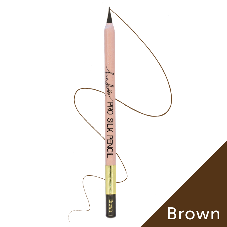 Tina Davies Pro Silk Pencil, Brown, 3pcs