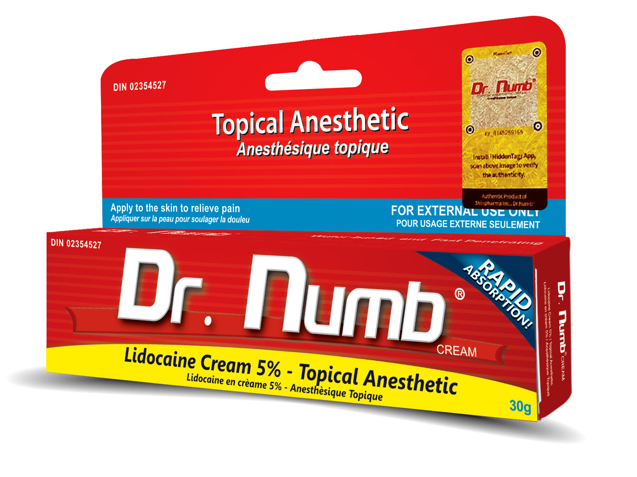 Dr Numb Topical Numbing Agent, 5% Lidocaine, 30g