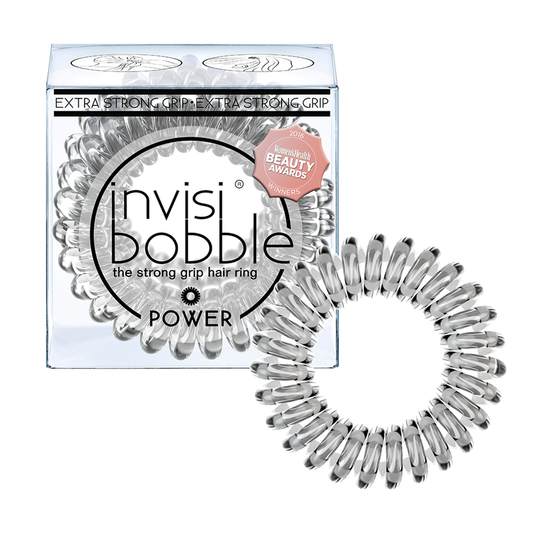 invisibobble Hair Tie, Power, Crystal Clear