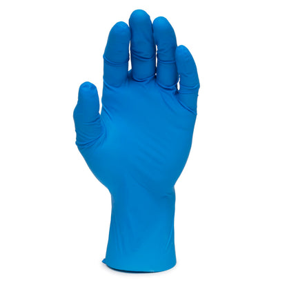 Nitrile Gloves powder free, blue, 5.5 mil, LARGE, 100pcs