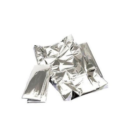 Mylar Foil Blanket for Body Treatments, 3pcs