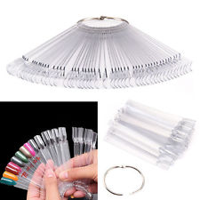 Nail art polish display tips, clear, 50pcs