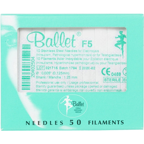 Ballet Non-Insulated Electrolysis Filaments, F5, 50pc