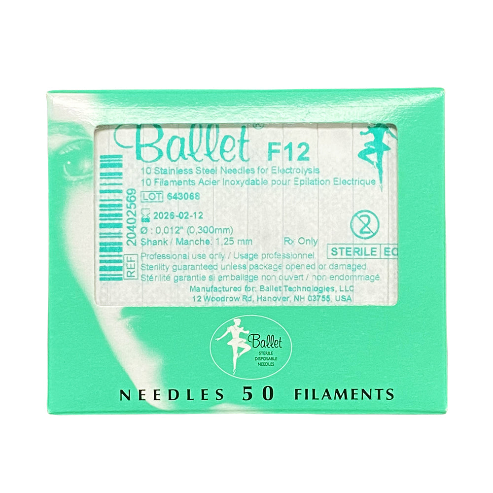 Ballet Non-Insulated Electrolysis Filaments, F12, 50pc