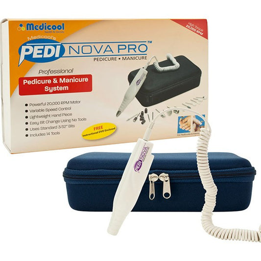 Pedinova Pro Pedicure and Manicure Electric Nail Filing System