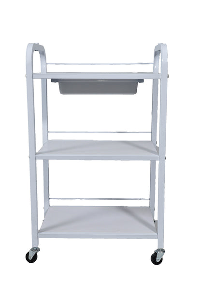 Trolley with 3 Shelves, PB111, White