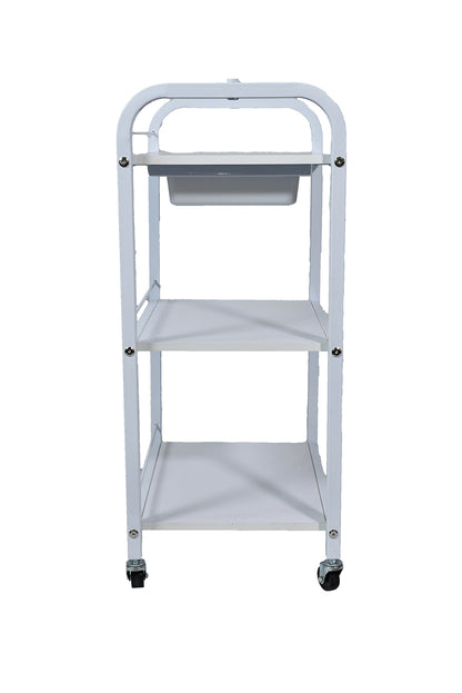 Trolley with 3 Shelves, PB111, White