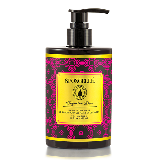 Spongelle DAISY COLLECTION Hand and Body Wash, BULGARIAN ROSE 325m