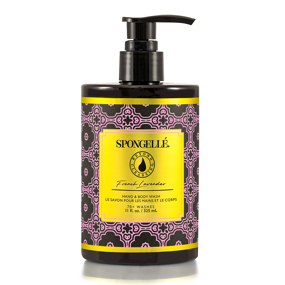 Spongelle DAISY COLLECTION Hand and Body Wash, FRENCH LAVENDER 325ml
