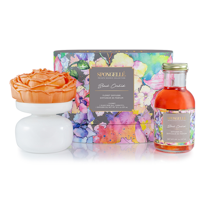 SPONGELLE FLORET DIFFUSER GIFT SET, PRIVATE RESERVE, BLACK ORCHID