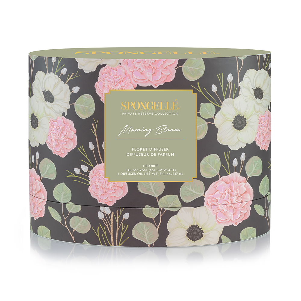 SPONGELLE FLORET DIFFUSER GIFT SET, PRIVATE RESERVE, MORNING BLOOM