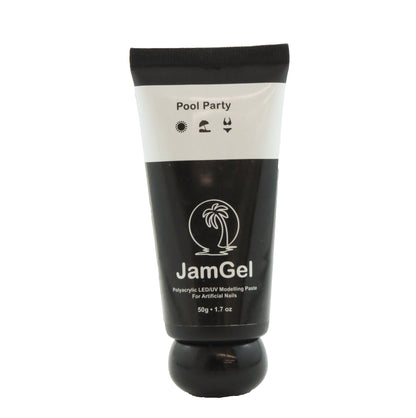 JamGel Acry-Gel Nail Builder, Pool Party, 50g /1.7oz