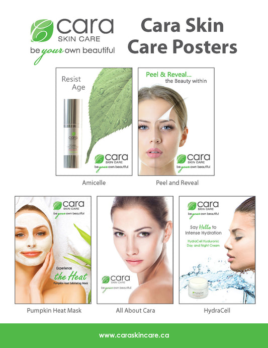Cara Skin Care Poster, Peel & Reveal
